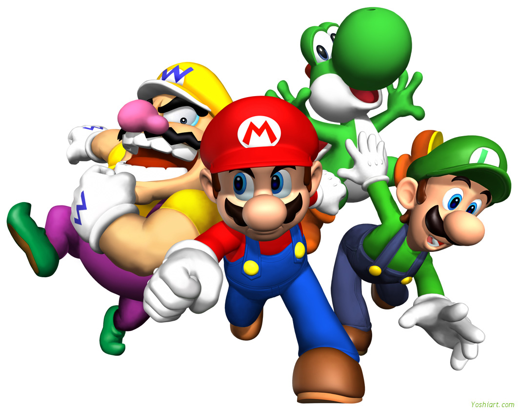 Download this Super Mario Bros picture