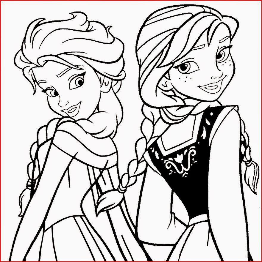 Download Coloring Pages: Elsa from Frozen Free Printable Coloring Pages