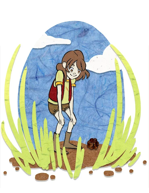 Kid Lit Illustration Digital Simple Cut Paper