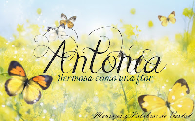 Variaciones de Antonia: Antón, Antonieta, Antonina.