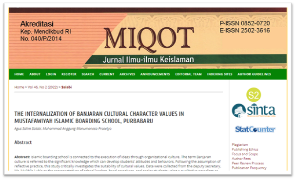 Review Jurnal (Penyerapan Nilai-nilai Karakter Budaya Banjaran) Bagian 1