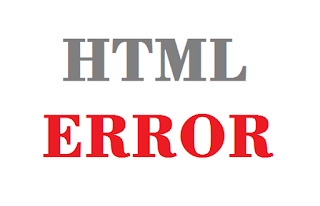 how to fix Blogger html error