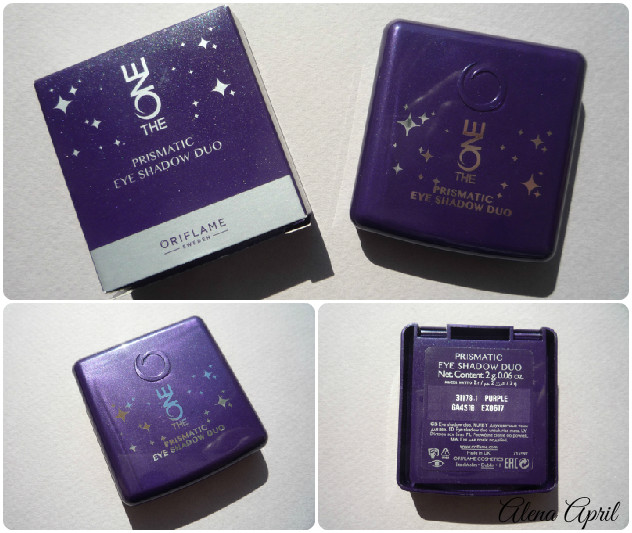 The One Prismatic Eye Shadow Duo,  Icy Purple, 31178, Лунное затмение