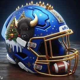 Buffalo Bulls Christmas Helmets