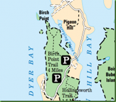 Birch Point trail mapC