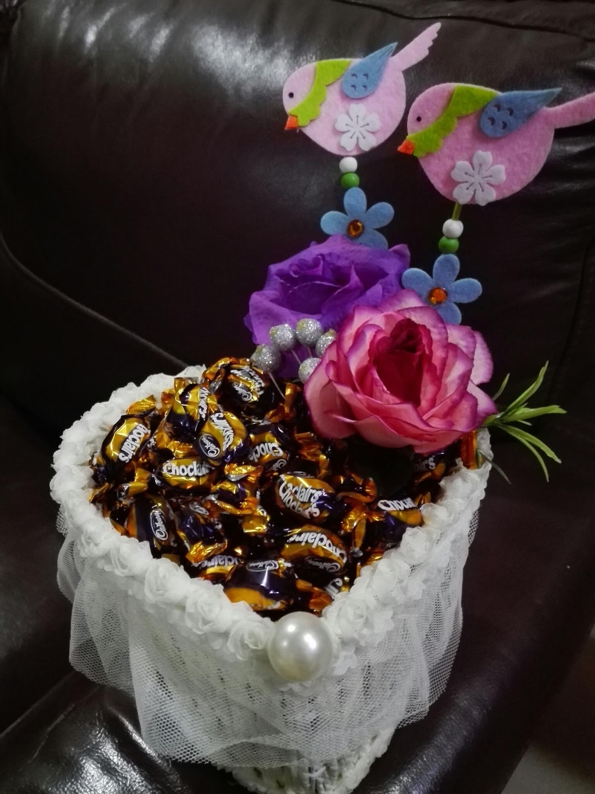 Hiasan Hantaran  Coklat untuk Pertunangan  Luar TeKo