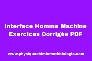Interface Homme Machine Exercices Corrigés PDF