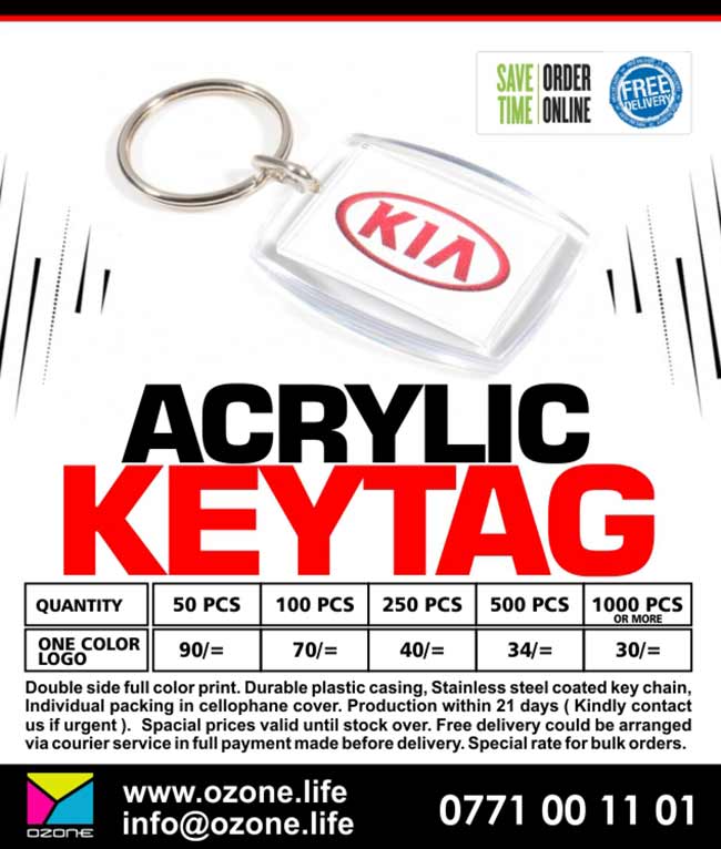 Key tag printing