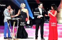 Tarkan, Arman, Ozturk and Ekinci on stage