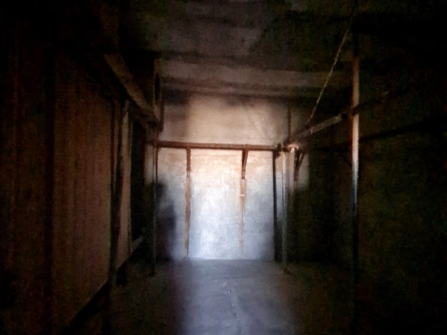 eerie cold room in abandoned ghost town