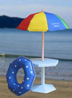 PAPERCRAFT BEACH UMBRELLA