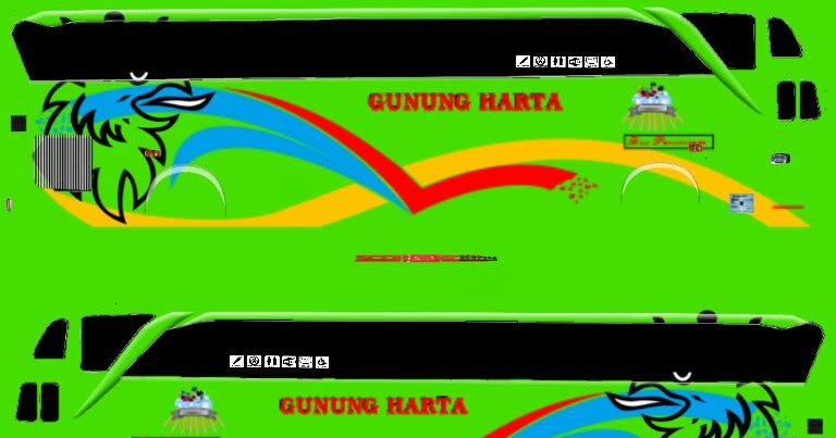 Simulator Indonesia Gunung Harta 100 Livery Bussid