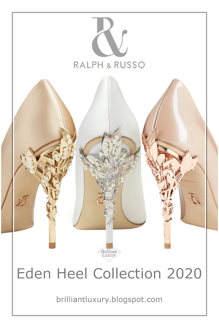 ♦Ralph & Russo Eden Heel Shoe Collection #shoes #ralphandrusso #bejeweledshoes #brilliantluxury