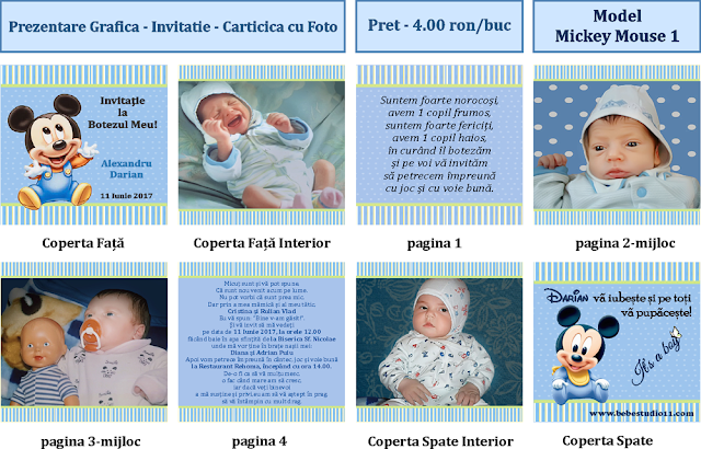 invitatii botez carticele