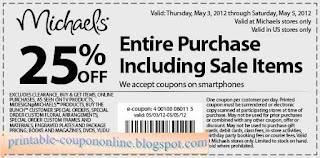 Free Printable Michaels Coupons