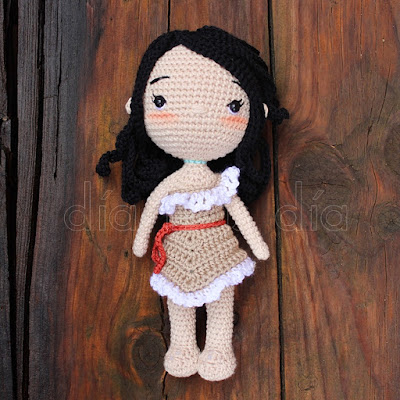 Pocahontas amigurumi