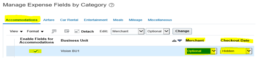 Part 5: Define Expense Fields by category in Oracle Fusion I Expense