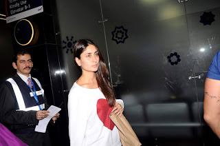 Saif Ali Khan with Kareena Kapoor snapped at the airport