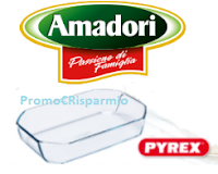 Logo Amadori ti regala subito una pirofila in vetro Pyrex