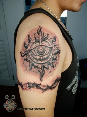 Sun Thorn Tattoo Design