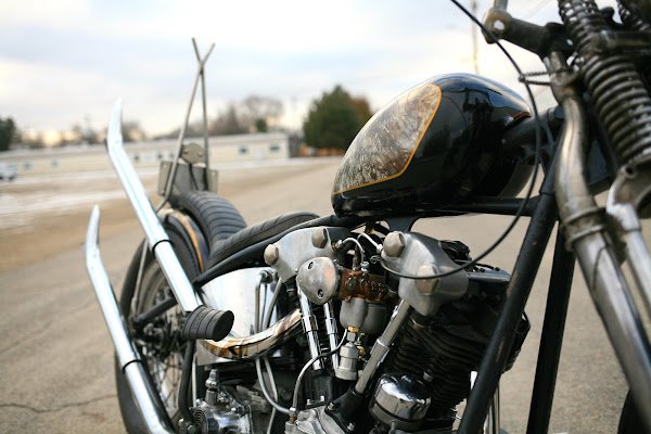 Harley Davidson Knucklehead By Wrecked Metals