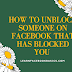 How to unblock someone on Facebook that has blocked you - Messenger!