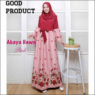 Gamis Premium Klasik Abaya Hawa Warna Pink