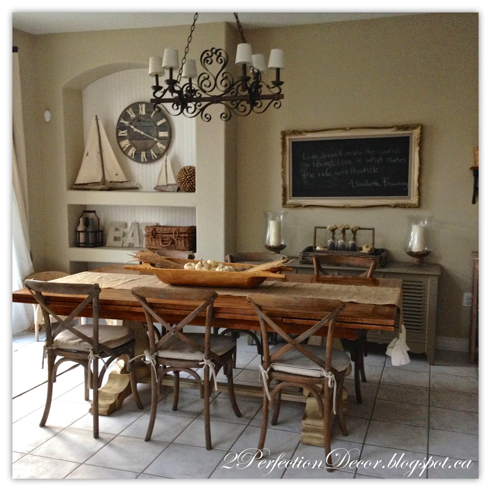 2Perfection Decor  Kitchen  Eating  Area  Reveal