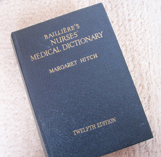 image vintage nurse's medical dictionary bailliere's