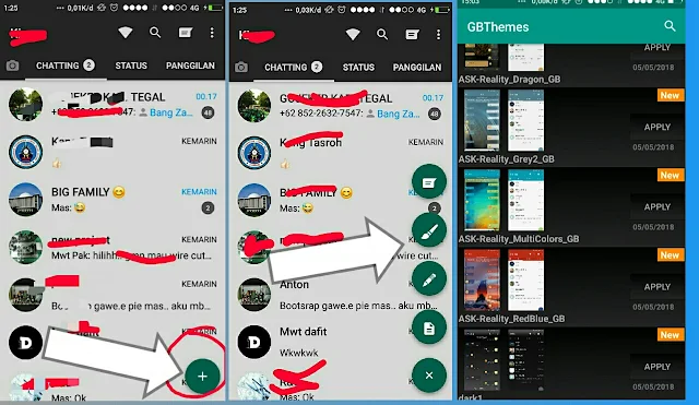 Cara ganti tema whatsapp