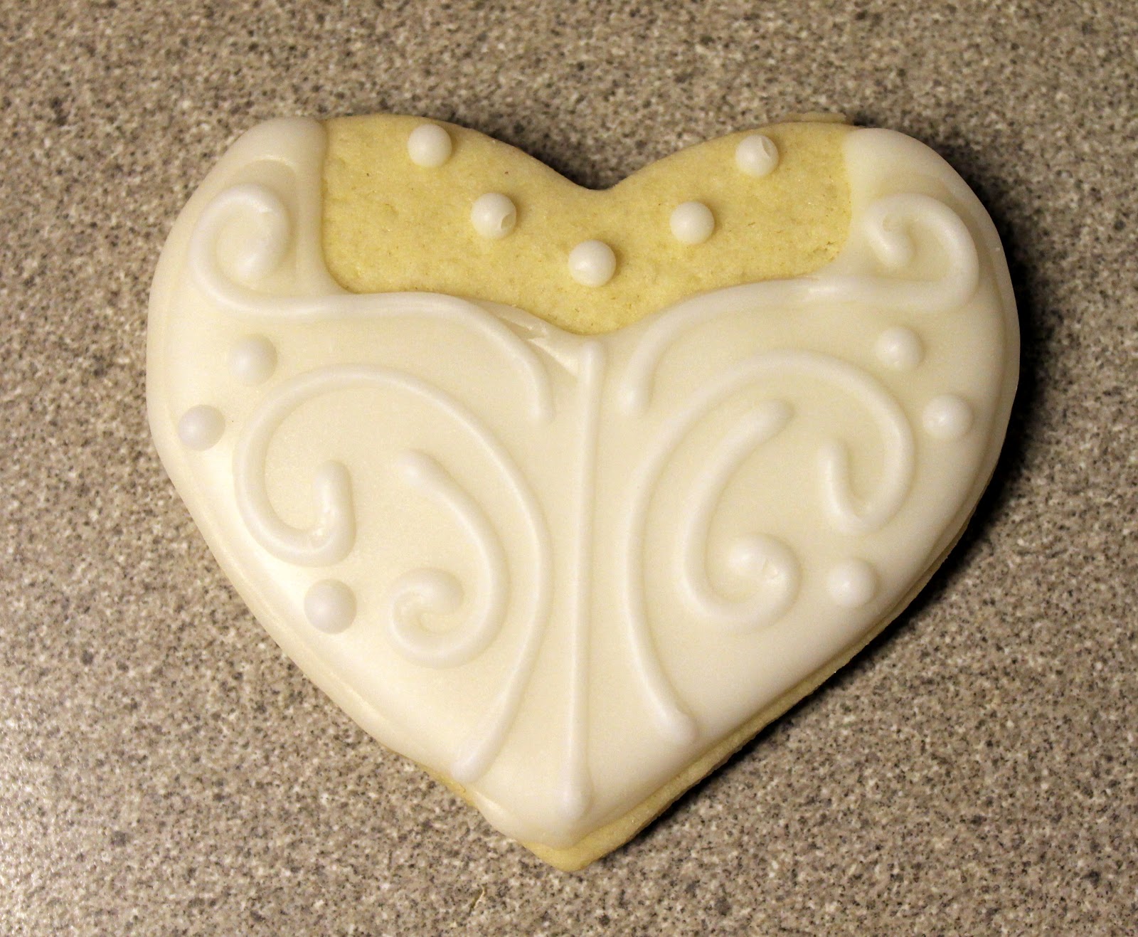 simple wedding dresses 2014 These cookies were made for a wedding shower this past weekend.