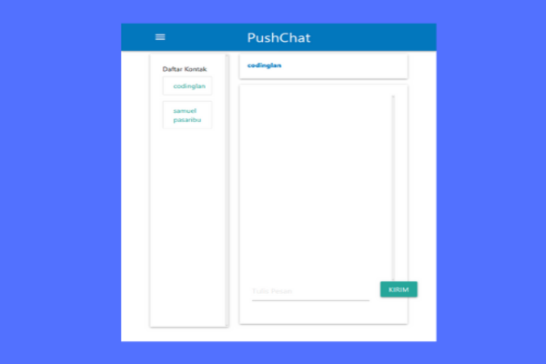 Aplikasi Chatting Menggunakan Websocket Pusher