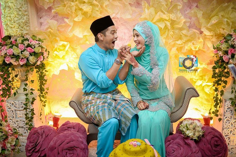 pelamin nikah almy nadia dan fizz fairus