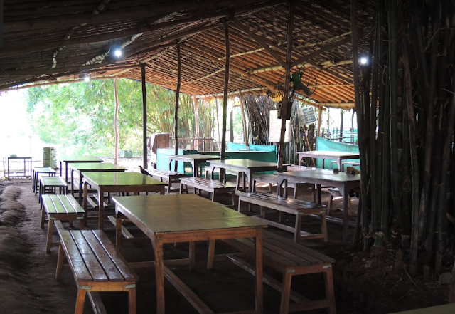 Central place of Saguna Baug and Canteen Shed