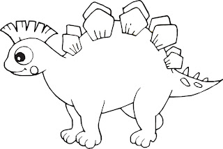 printable dinosaur coloring page