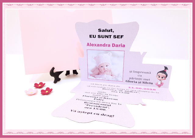 invitatii botez Baby Princess