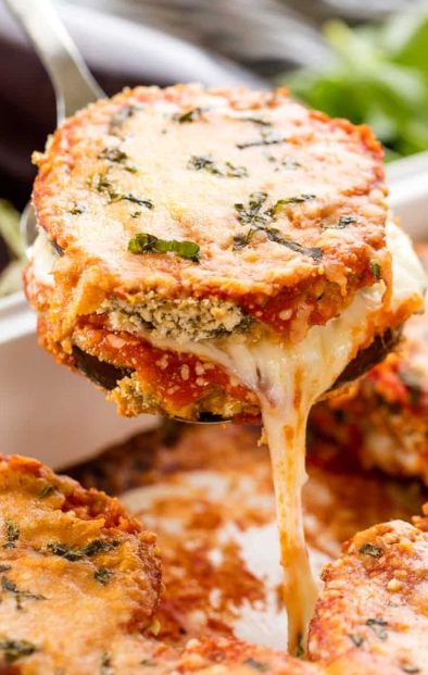 BEST BAKED EGGPLANT PARMESAN