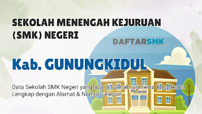 Daftar SMK Negeri di Kab. Gunung Kidul D.I Yogyakarta
