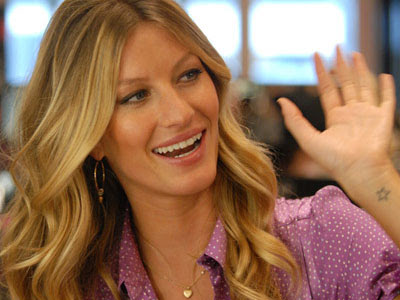 Best celebrity tattoos Gisele Bundchen wrist star tatoo