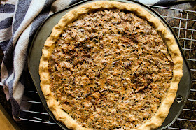 Food Lust People Love: Louisiana pecan pie is chewy and gooey, full of pecans and sticky goodness, in a flakey short crust. Nanny's pecan pie recipe is the best of the best. Christmas is not Christmas without it!