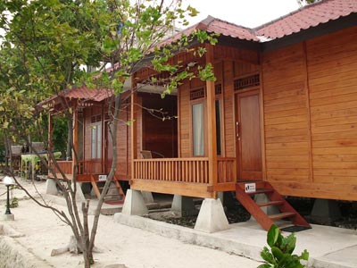 Romantic private cottage in Tidung Island.
