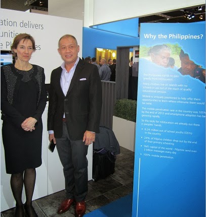 Ernest Cu with Anne Bouverot