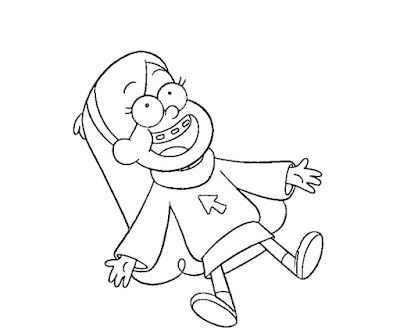 Desenhos para Colorir Gravity Falls e imprimir
