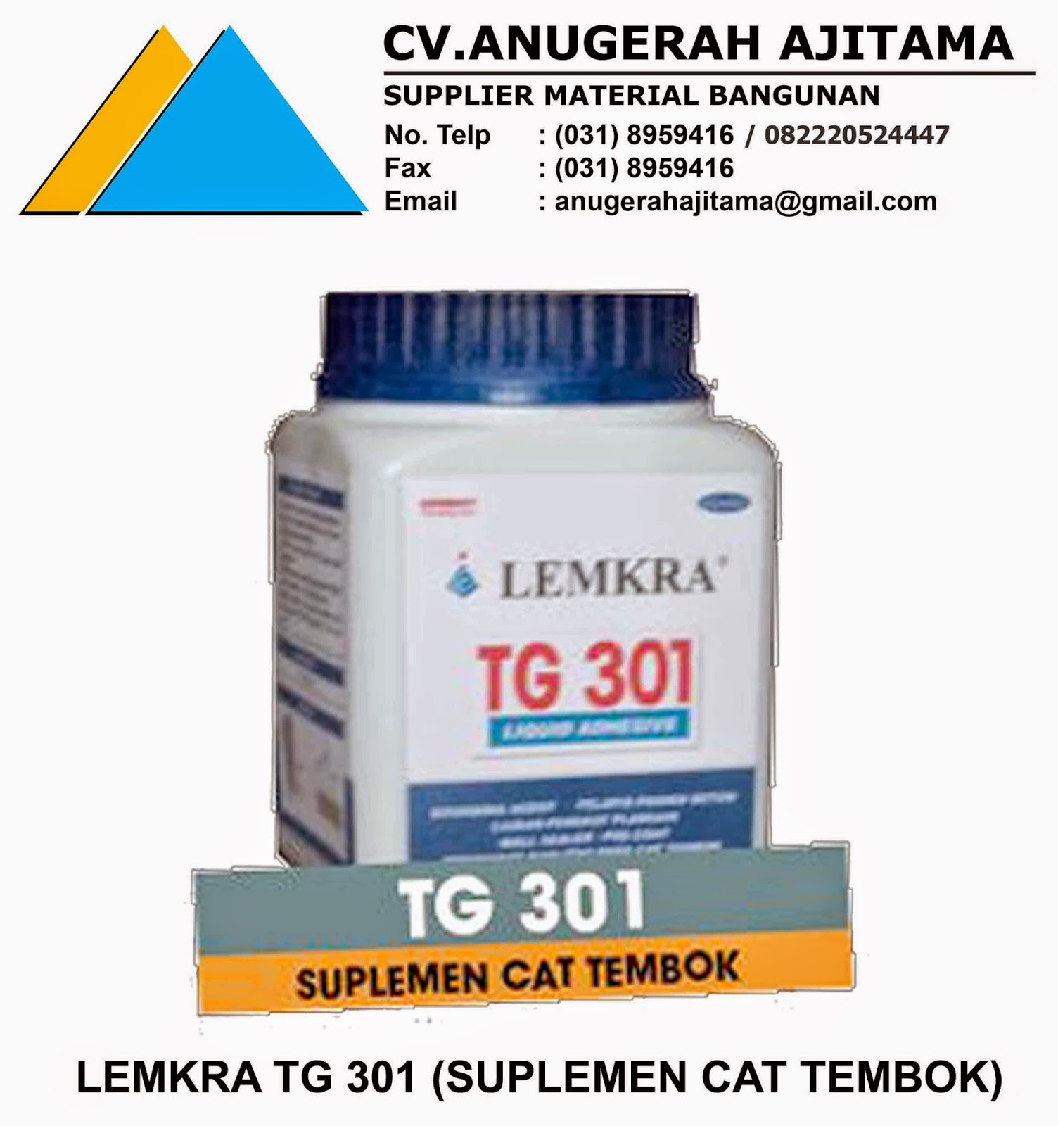 LEMKRA TG 301 (SUPLEMEN CAT TEMBOK)
