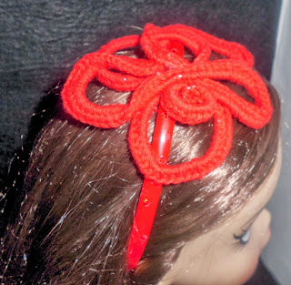 Diadema de ganchillo