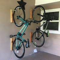 Ideas para colgar y guardar la bicicleta en casa