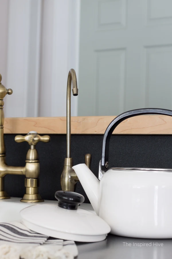 Stylish vintage brass filtration faucet for RO water systems