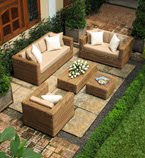 M Arizona Natural Set Rattan garden furniture