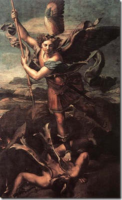 San_Michele_sconfigge_satana_(di_Raffaello_Sanzio_1518)