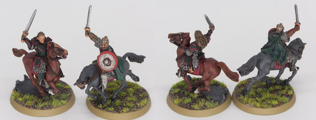 Théodred and Rohan Captain (mounted)